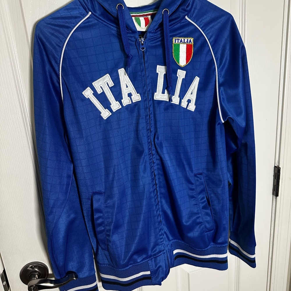 Blue Italia Track Jacket Unisex Size Small